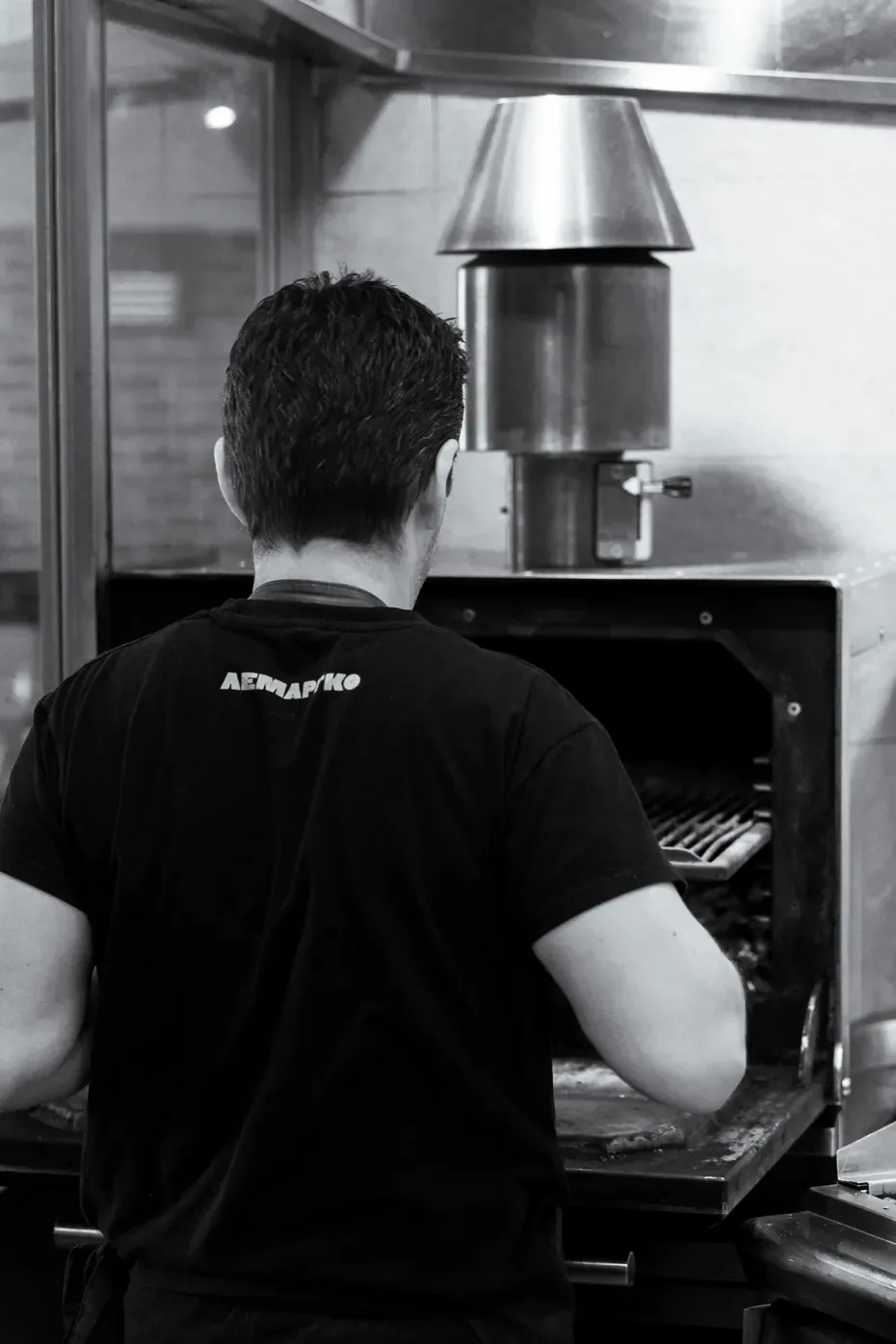 The kitchen at work